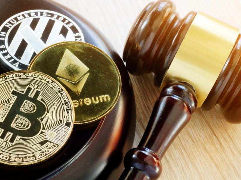Gavel,And,Cryptocurrency.,Government,Regulation,Concept.